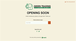 Desktop Screenshot of greentradingusaco.com
